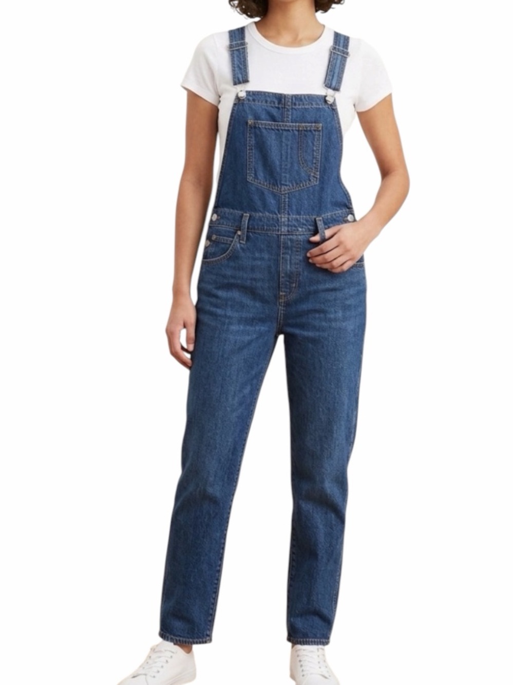Levi’s Tapered Utility Denim Overalls Medium Wash Size M